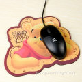 Cartoon Mouse Pad for Promotional Gift, Made of PVC/Rubber, Anti-Slip Bottom, OEM Orders Are Welcome
